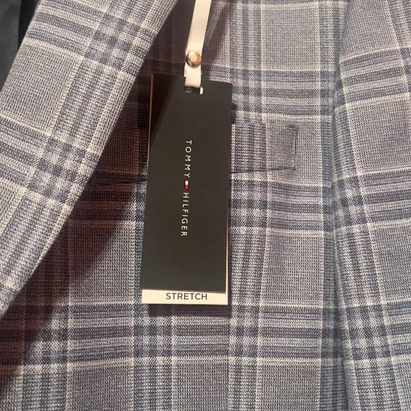 Tommy Hilfiger Charcoal Plaid Blazer